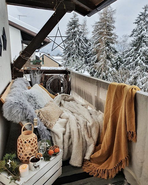 A Cozy Balcony Sitting in balcony