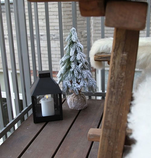 Christmas Tree and Candle Container