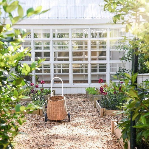 A Lush Pebble Garden