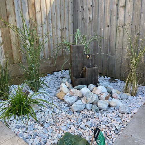 Flowerbed of Pebbles